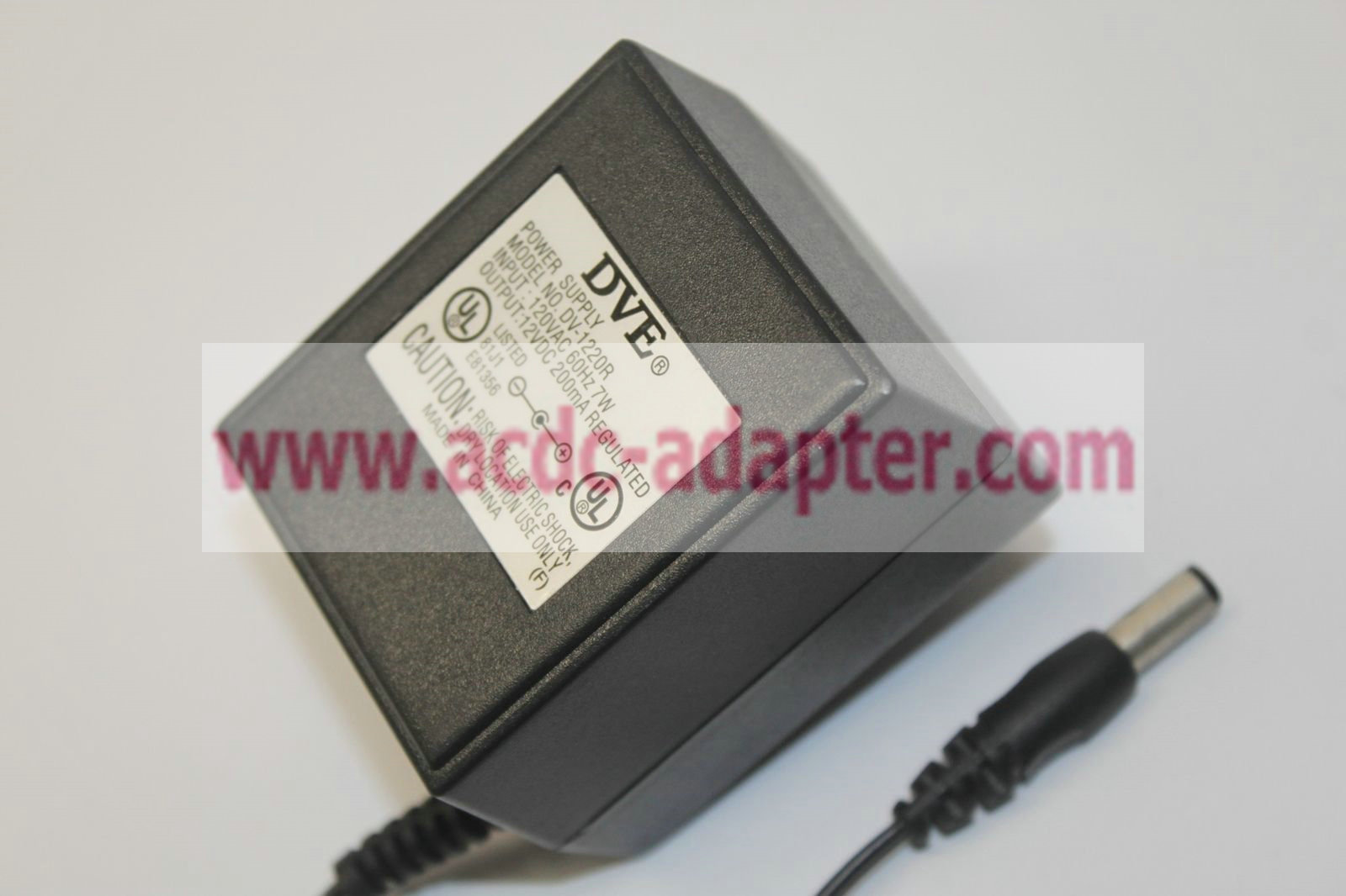 New DVE DV-1220R DC 12V 200mA Power Supply AC Adapter DC 12V 200mA New DVE DV-1220R DC 12V 200mA Power Supply AC Adapter DC 12V 200mA